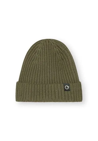 THOKKTHOKK ThokkThokk Unisex Beanie TT4001 aus Bio-Baumwolle, Deep lichen green (grün), – Produktbild 1 von 4