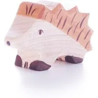 Holztiger Holztiger Holzfigur "Igel, klein" Wald und Wiese Maße 5 x 1,9 x 3 cm, Braun, mehrfarbig, – Produktbild 1 von 1