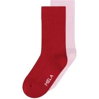 MELA Gerippte Baumwoll-Socken GOTS, 2er Pack – Produktbild 1 von 1