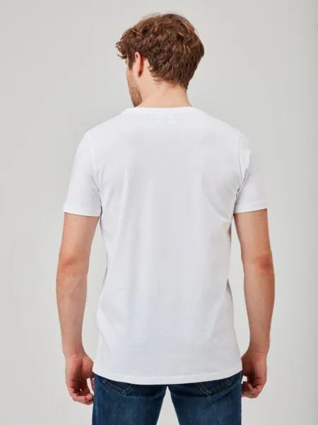 COREBASE COREBASE TShirt Doppelpack, 100% Bio-Baumwolle, 200 g/m², Weiss, – Produktbild 3 von 4