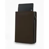 Akaroa Akaroa Kartenetui Slim Wallet PELLE – Popup Cardholder mit Kartenauswurf, Dunkelbraun, – Produktbild 1 von 1