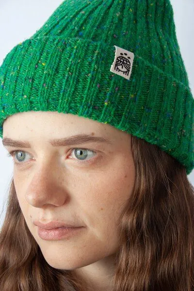 Kiwistories Strickmütze Mütze aus Merino-Wolle Unisex CanYarn, Grün, – Produktbild 4 von 4