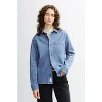 Rotholz Rotholz Damen vegan Shirt Denim Blau, Blau, – Produktbild 1 von 1