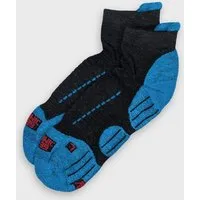 hirsch natur hirsch natur Sport Sneaker Socken bio Merinowolle, Blau/schwarz, – Produktbild 1 von 1
