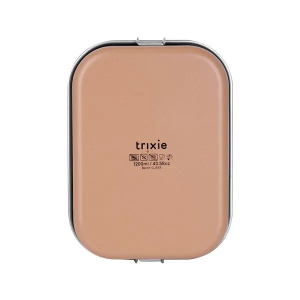 TRIXIE TRIXIE – Kinderbrotdose – Lunchbox aus Edelstahl – groß, Grey, – Produktbild 5 von 8