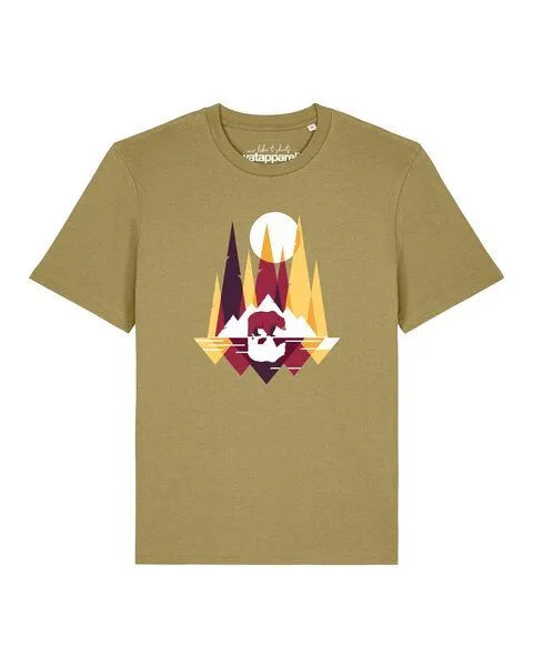 watapparel watapparel T-Shirt Unisex Von Bären und Bergen, Faded olive, – Produktbild 1 von 2