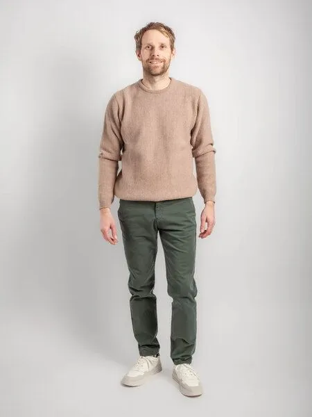 Flax and Loom Flax and Loom Regular Fit Chino, Deep forest (grün), – Produktbild 4 von 5