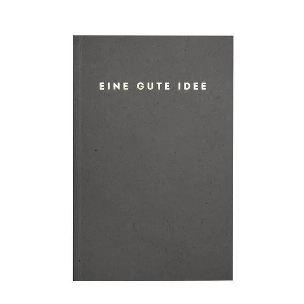 Ein guter Plan Ein guter Plan Eine gute Idee Mini – Das ökologische Notizbuch, Kohle, – Produktbild 1 von 3