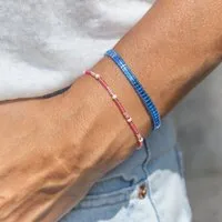 juni juni Blaues Armband "Sky" / optional als Set - handgemacht in Deutschland – Produktbild 1 von 1