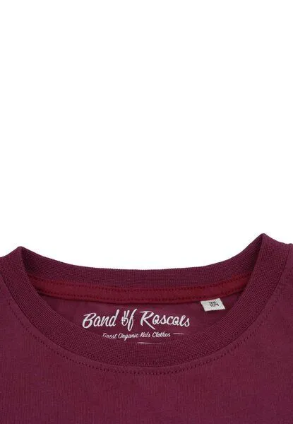 Band of Rascals Band of Rascals Basic T-Shirt, Bordeaux, – Produktbild 2 von 3