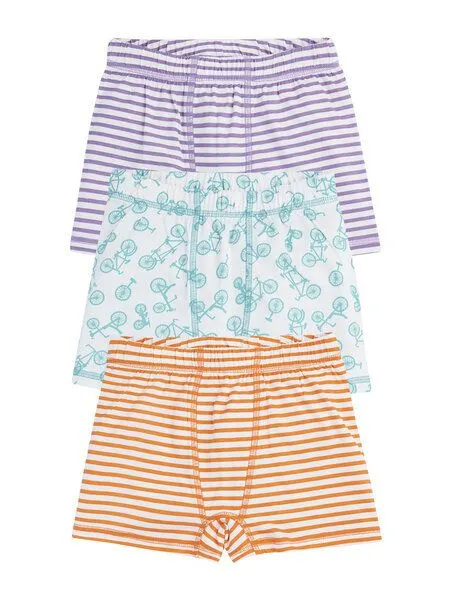 Frugi Frugi Boxershorts Dreierpack für Jungs – Produktbild 1 von 3