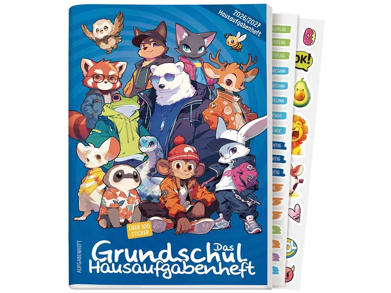 Häfft Häfft Grundschul-Hausaufgabenheft 2026/27 DIN A5, Rasselbande – Produktbild 1 von 2
