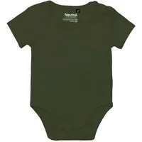 Neutral Neutral® Baby Wickelbody Strampler Kurzarm, Military, – Produktbild 1 von 1