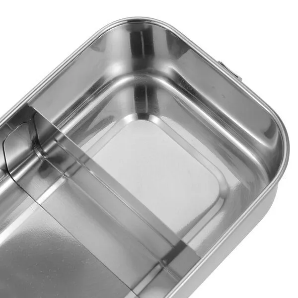 JN JuNiki's JN JuNiki's 2-er Set: je 2 JuNiki´s® eco line Edelstahl Lunchbox Brotdose + Trenner + Dipper + 1 Filzschlüsselanhänger "Nachhaltigkeitschampion" als Gratiszugabe – Produktbild 4 von 4