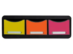 Exacompta Exacompta Schubladenbox "Iderama", 3 kleine Schubladen, regenbogen – Produktbild 1 von 1
