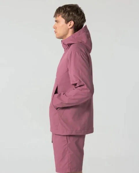 Unfeigned Unfeigned Leichte Jacke Technical Hoodie, Grape (rot), – Produktbild 4 von 4