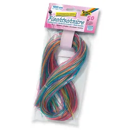 folia folia Flechtschnüre mit Glitter 1m 50 Stück – Produktbild 1 von 1