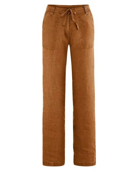 HempAge HempAge Damen Sommerhose 100% Hanf, Almond (braun), – Produktbild 1 von 3