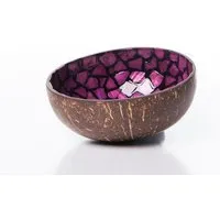 Bea Mely Bea Mely Perlmutt-Kokosnuss-Schale - Violett – Produktbild 1 von 1