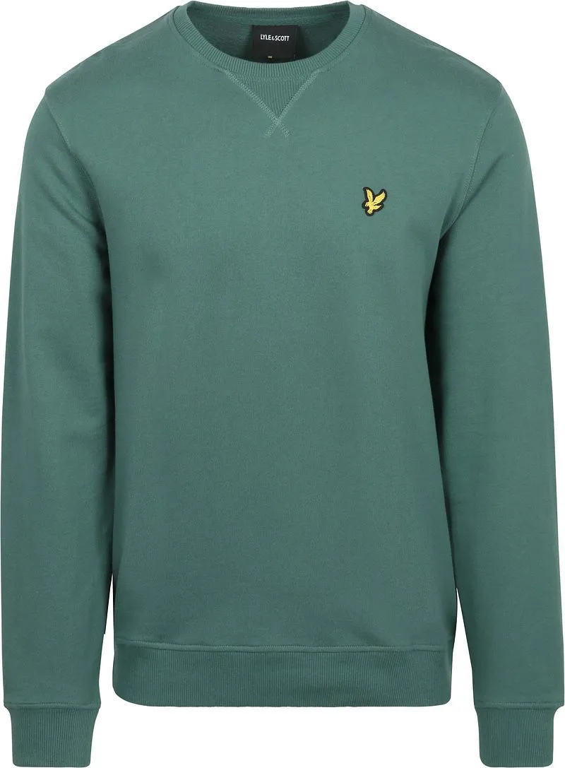 Lyle and Scott Lyle & Scott Sweat Crewneck Everglade Grün - Größe L, Dunkelgrün, – Produktbild 2 von 3