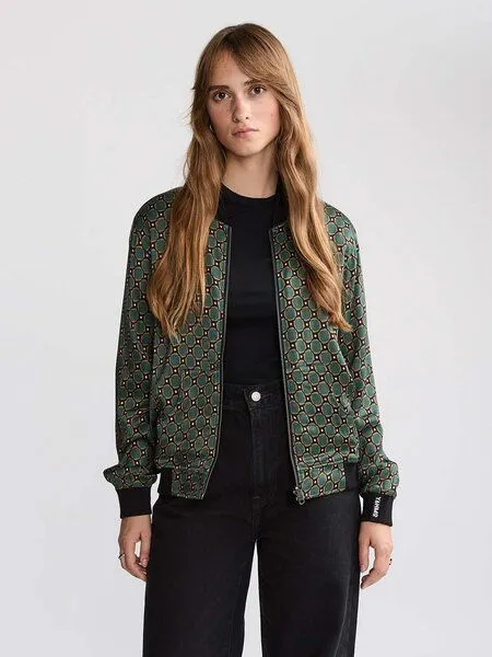 Yahmo Yahmo Cupro/Tencel Ruth Wendejacke, Emerald/black (grün), – Produktbild 1 von 4