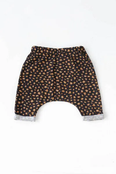 NoniKids Berlin Baby Jersey Hose *Leopard schwarz* Bio Baumwolle | NoniKids Berlin – Produktbild 2 von 3