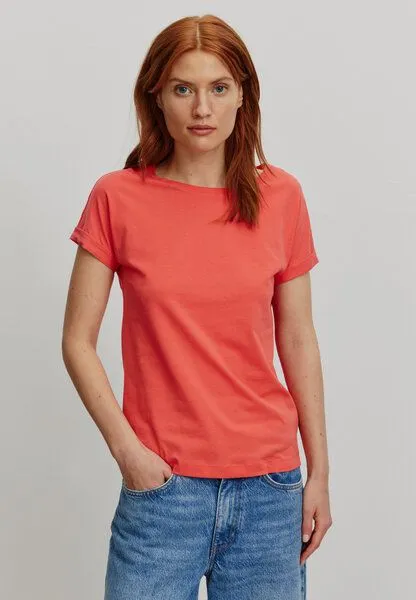 recolution recolution Basic T-Shirt CAYENNE, Mars red, – Produktbild 3 von 4