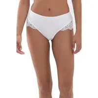 mey Mey Damen Taillenslip Organic mit Spitze Bio-Baumwolle, Weiss, – Produktbild 1 von 1