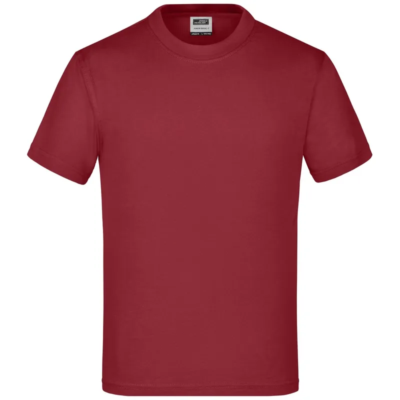 James & Nicholson James & Nicholson Basic T-Shirt Kinder JN019 Gr. L-134/140 wine – Produktbild 1 von 1