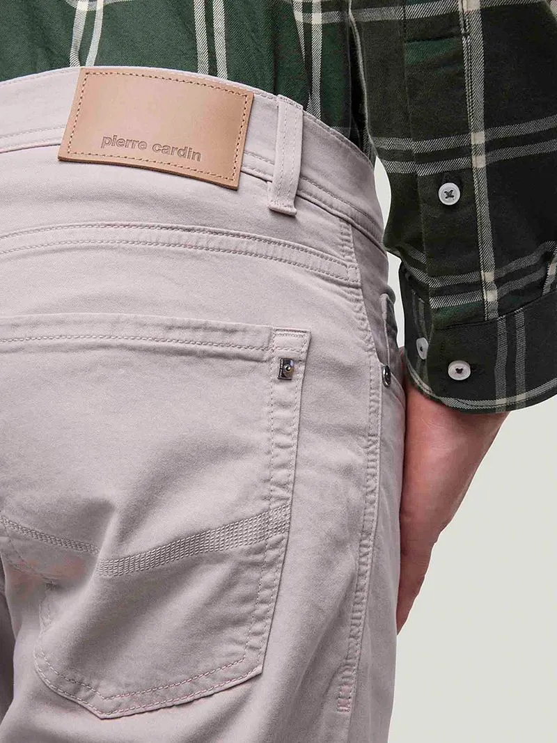 Pierre Cardin Pierre Cardin Hose Lyon Tapered Greige - Größe W 35 - L 32, Grau, – Produktbild 4 von 5