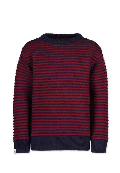 Band of Rascals Band of Rascals 3D Stripe Pullover, Navy-brick-red, – Produktbild 2 von 4