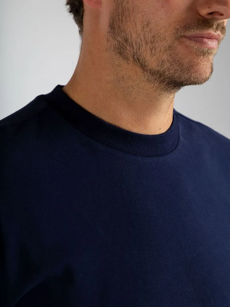 Suitable Suitable Respect T-Shirt Hi Navy - Größe XXL, Dunkelblau, – Produktbild 4 von 4