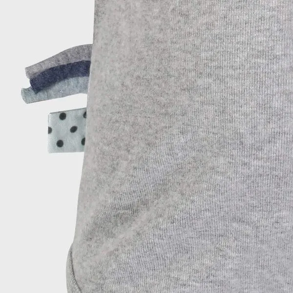 OrganicEra Baby Langarm Bodysuit 'OrganicEra' aus Bio Baumwolle, Grey melange (grau), – Produktbild 3 von 3