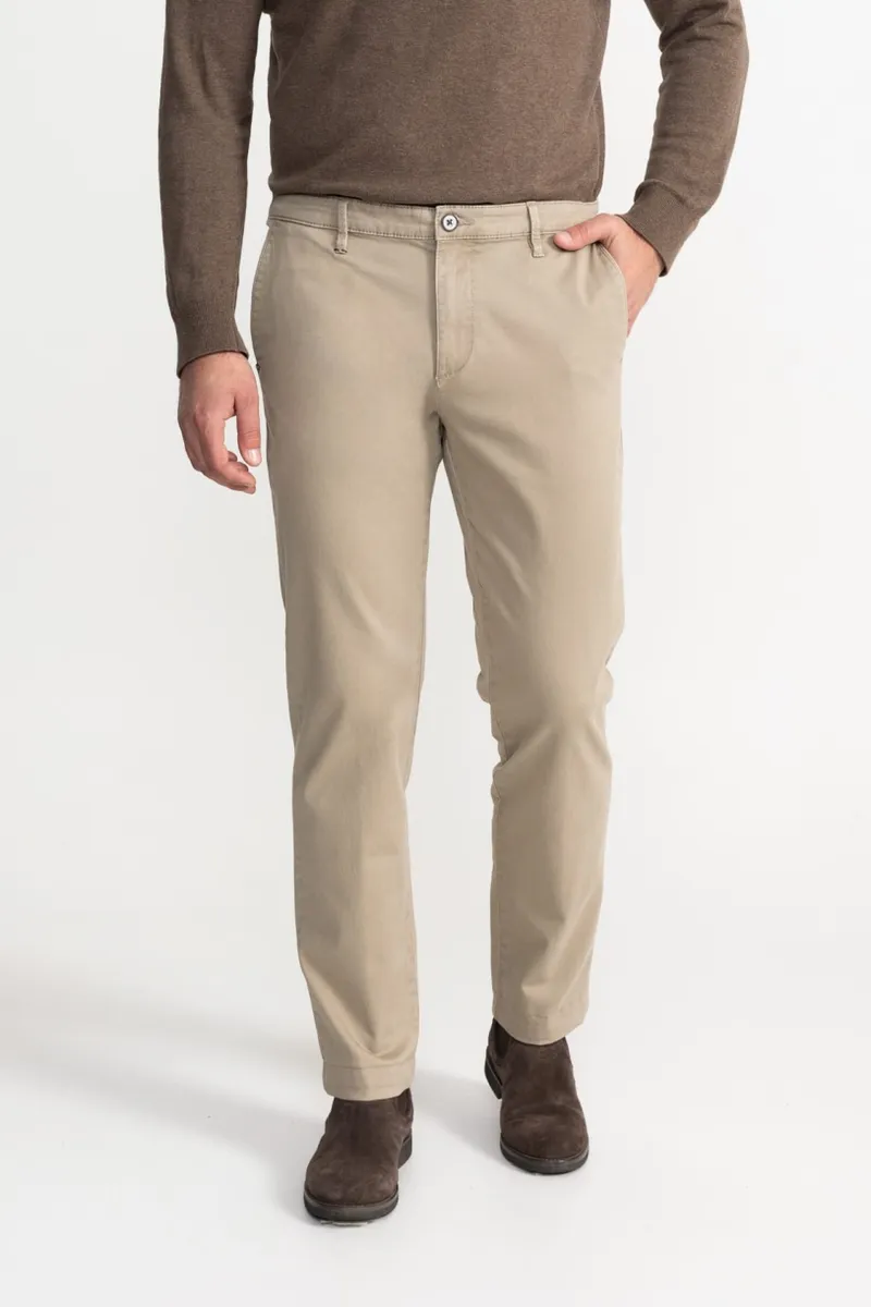 De IONESCU De IONESCU Herren vegan Hose Sinaia, Beige, – Produktbild 2 von 2