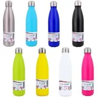 Dora's Dora's Dora’s Thermosflasche Edelstahl (0,5l) – Doppelwandig & Isoliert – Auslaufsicher, Schwarz, – Produktbild 1 von 1