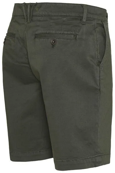 Wunderwerk Wunderwerk Kurze Herrenhosen aus Bio-Baumwolle "Mika short", Dunkelgrün (black khaki 791), – Produktbild 4 von 4