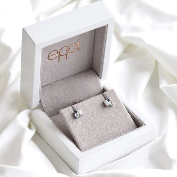 Eppi Eppi Elegante Cluster-Ohrringe Angelika, Gelb, – Produktbild 4 von 4