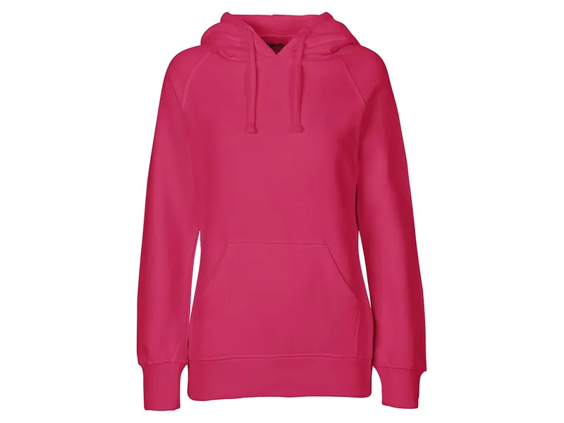 Neutral Neutral® Damen College Hoodie Hoody Kapuzenpullover Kapuzenpulli, Pink, – Produktbild 1 von 5