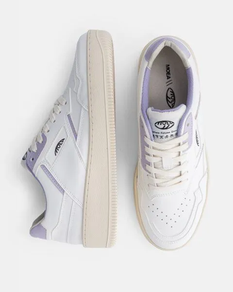MoEa MoEa Sneakers Origin - White & Lila - Apple, Green, – Produktbild 2 von 4