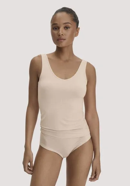 hessnatur hessnatur V-Neck Tanktop PURE SENSE aus TENCEL Modal, Puder, – Produktbild 1 von 4