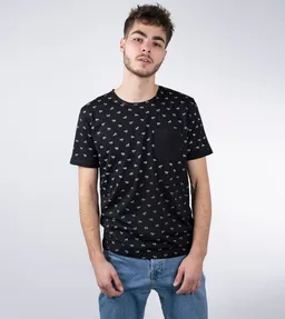 Gary Mash GARY MASH Shirt Paper Airplanes aus Modal®-Mix Schwarz – Produktbild 1 von 1