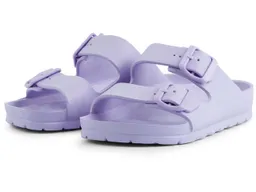 Grand Step Shoes GRAND STEP SHOES Hausschuh/Pantolette "POOL TWO BUCKLE" aus EVA, pastel-lila, Gr. 38 – Produktbild 1 von 1