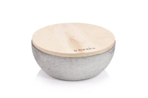beske Betonfeuer® Beske-Manufaktur 'Savo Ø24cm, schmaler Rand' Dauerdocht – Produktbild 7 von 8