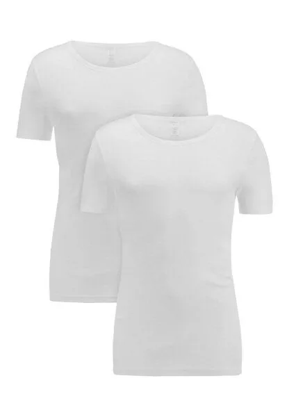 hessnatur hessnatur T-Shirt PURE COTTON aus reiner Bio-Baumwolle, Naturweiss, – Produktbild 2 von 4