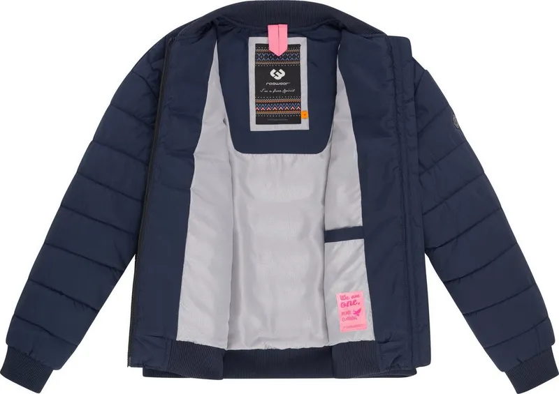 ragwear ragwear Bomberjacke Bombina Wasserdichte Damen Winterjacke im Oversized-Look, Blau, – Produktbild 1 von 5