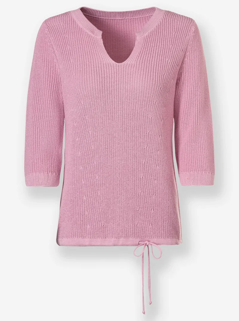 Witt 3/4-Arm-Pullover rosé, Rosé, – Produktbild 1 von 2