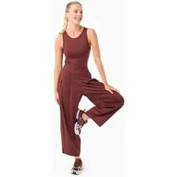 ORGANICATION ORGANICATION PEENY | Weit geschnittene Hose aus recyceltem Polyamid, Bordeaux, – Produktbild 1 von 1