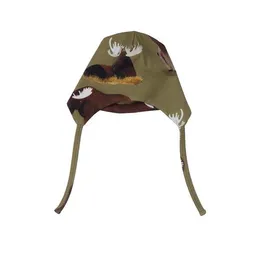 Walkiddy Babymütze Bio Baumwolle Walkiddy, Grün, Majestic Mooses, GOTS-zertifiziert, nachhaltige Materialien, umweltfreundlich, hautfreundlich, elastisch und bequem – Produktbild 1 von 1