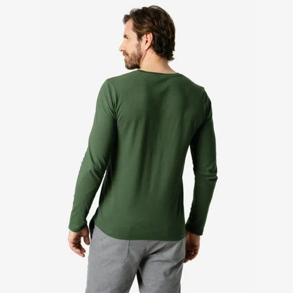 Living Crafts Living Crafts Langarm-Shirt - TERIK, Forest green (grün), – Produktbild 4 von 4