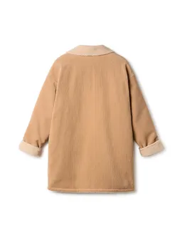 TWOTHIRDS TWOTHIRDS Damen vegan Mantel Ekins Latte Beige – Produktbild 1 von 1